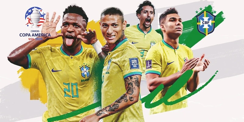 Brazil được kỳ vọng sẽ soán ngôi vô địch của Argentina tại cúp bóng đá Nam Mỹ 2024